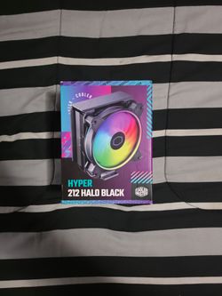Cooler Master Hyper 212 Halo Black CPU Air Cooler (ARGB Fan & Brackets)