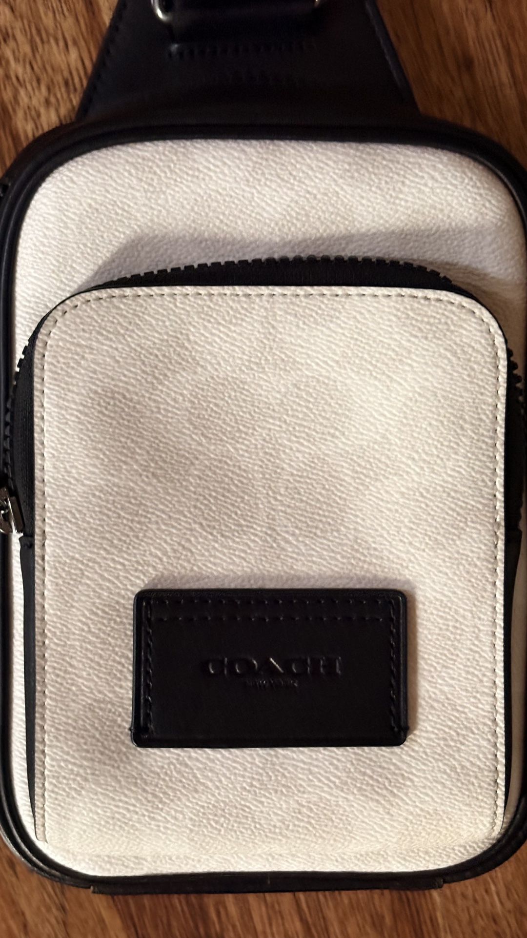 White And Black Coach Bag 