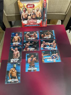 2026 Topps UFC stadium club light blue
