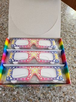 50 Pair Of Cool Rainbow Light Glasses