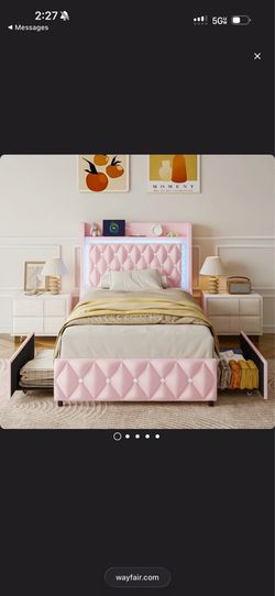 Twin size bed frame