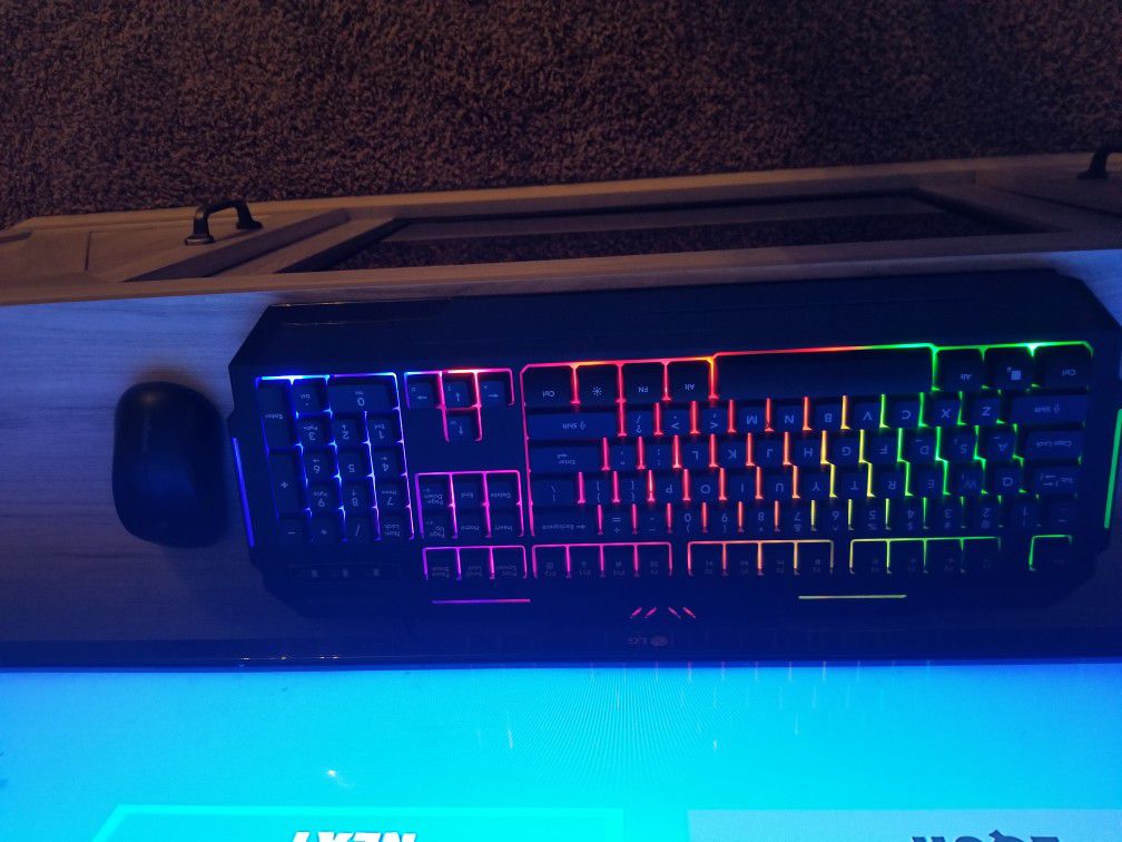 Wired Gaming keyboard And Wireless Mouse. $30