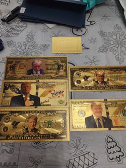 DONALD TRUMP Gold Foil