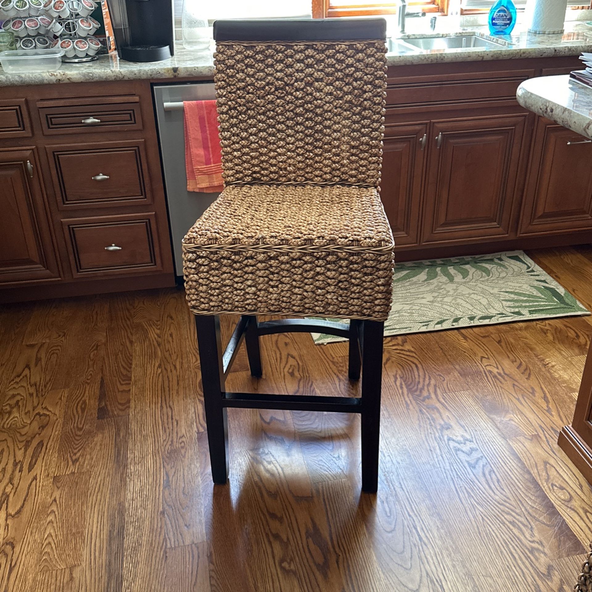 Bar height Wicker Bar Stools X4