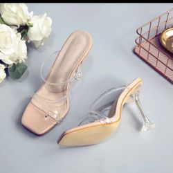 Transparent Stiletto High Heels