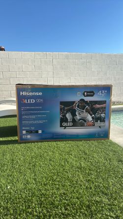 43” Hisense smart 4k Qled tv