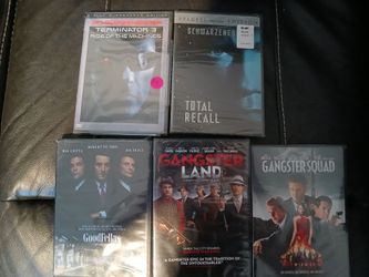 Set of 5 Action DVDs
