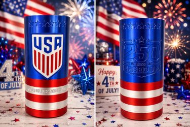 USA world cup koozie