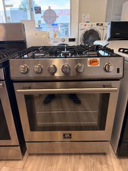 30” forno 5 burner gas  commercial stove range
