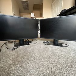 2 Dell 24” Monitors (E2420H) – Full HD, Great Condition
