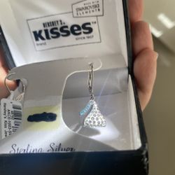 Hershey’s Kiss Sterling Silver Earrings 