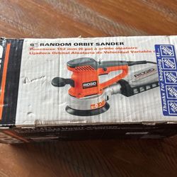 RIDGID 6” Random Orbit Sander