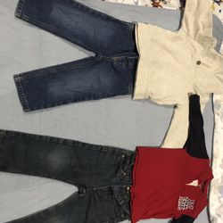 Toddler Size 18 Months Clothing Bundle Levi’s And Carter’s Jeans 