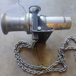 AB Chance Capstan Hoist/Winch w/mount and foot Pedel