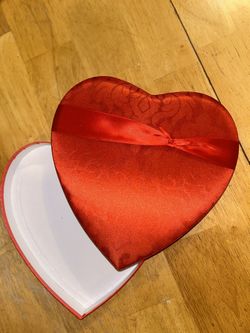 Valentine Box, Heart Shaped Gift Box Red