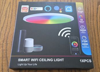 12" RGB Smart Ceiling Light Fixture With REMOTE!