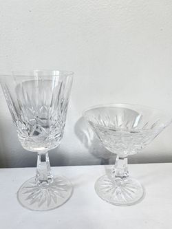 Waterford Wine and Champagne/Sherbet Glasses (Set of 12, 6 each)