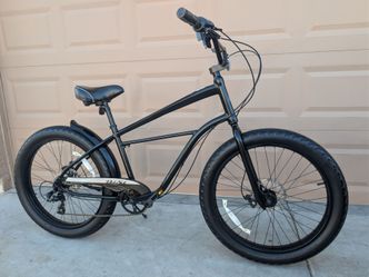 26"x3.0. DEL SOL MENS CRUISER, BIKE. (L/G).1X7 SPEEDS. ALUMINUM. EXCELLLENT CONDITION WITH FRESHLY TUNE UP 👌🏼