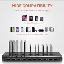 Alxum USB 10-port Station Charger 🔌 
