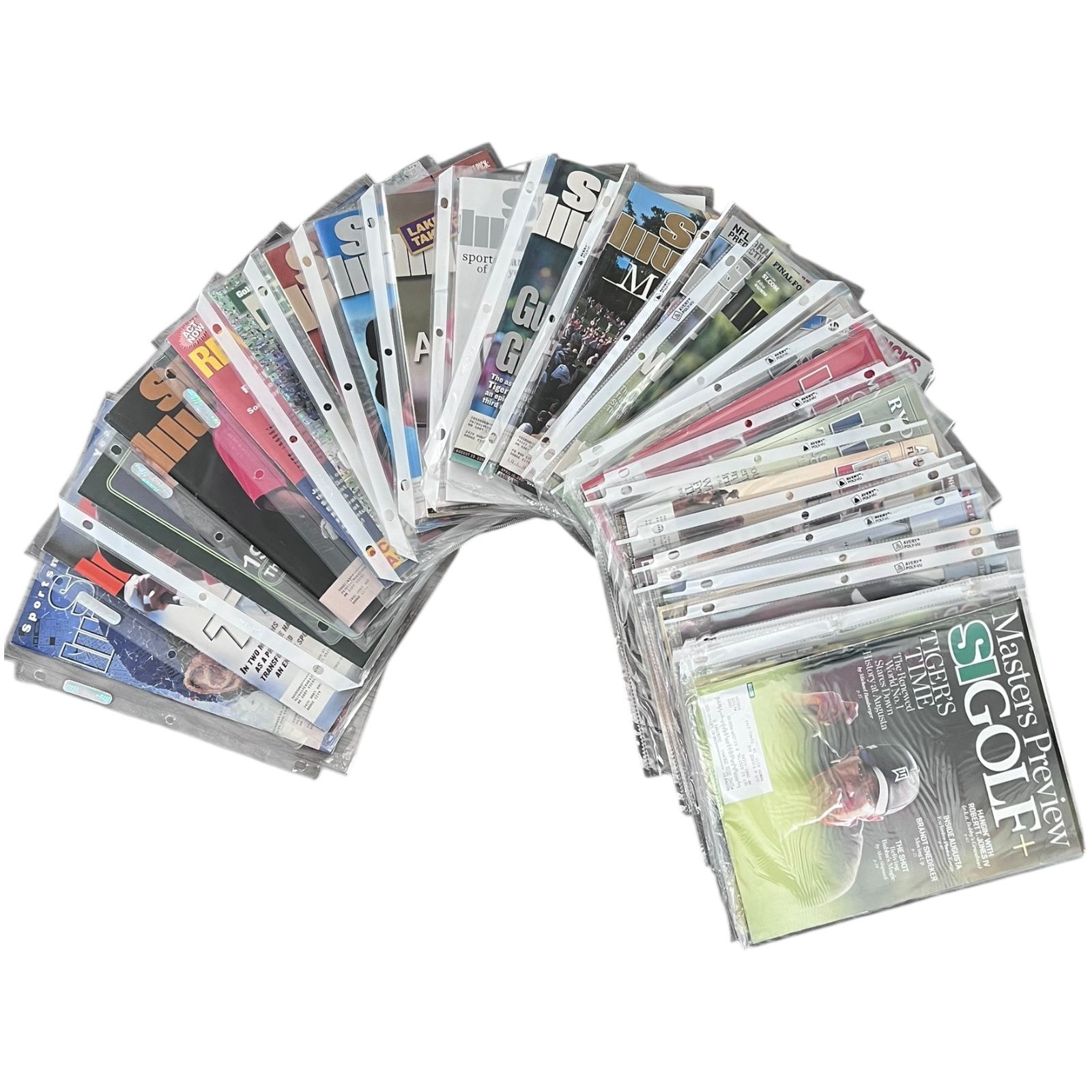 Tiger Woods Sports Illustrated Magazine Lot Of 26 Magazines From 1(contact info removed)