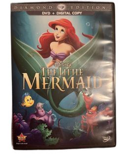 Disney The Little Mermaid DVD Diamond Edition + Digital Copy - New Sealed