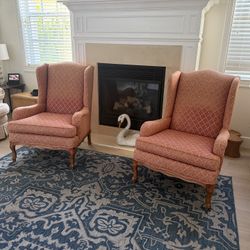 Solid. Wing Chairs $40 Each