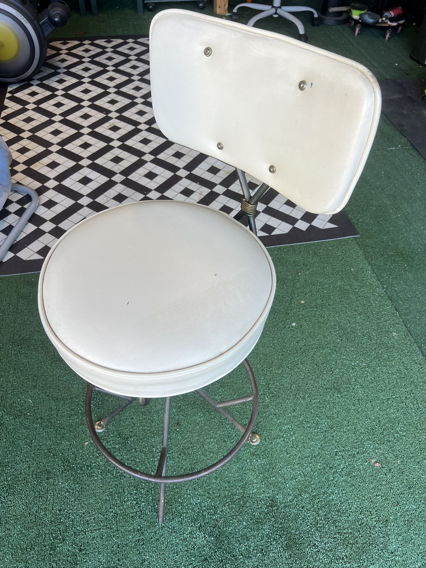Vintage Leather stool