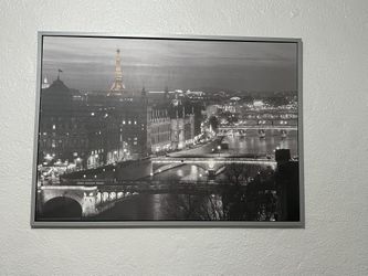 Paris Night scape Canvas Art 