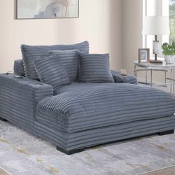Corduroy Chaise Lounge