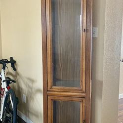 Vintage Wood/glass Display 