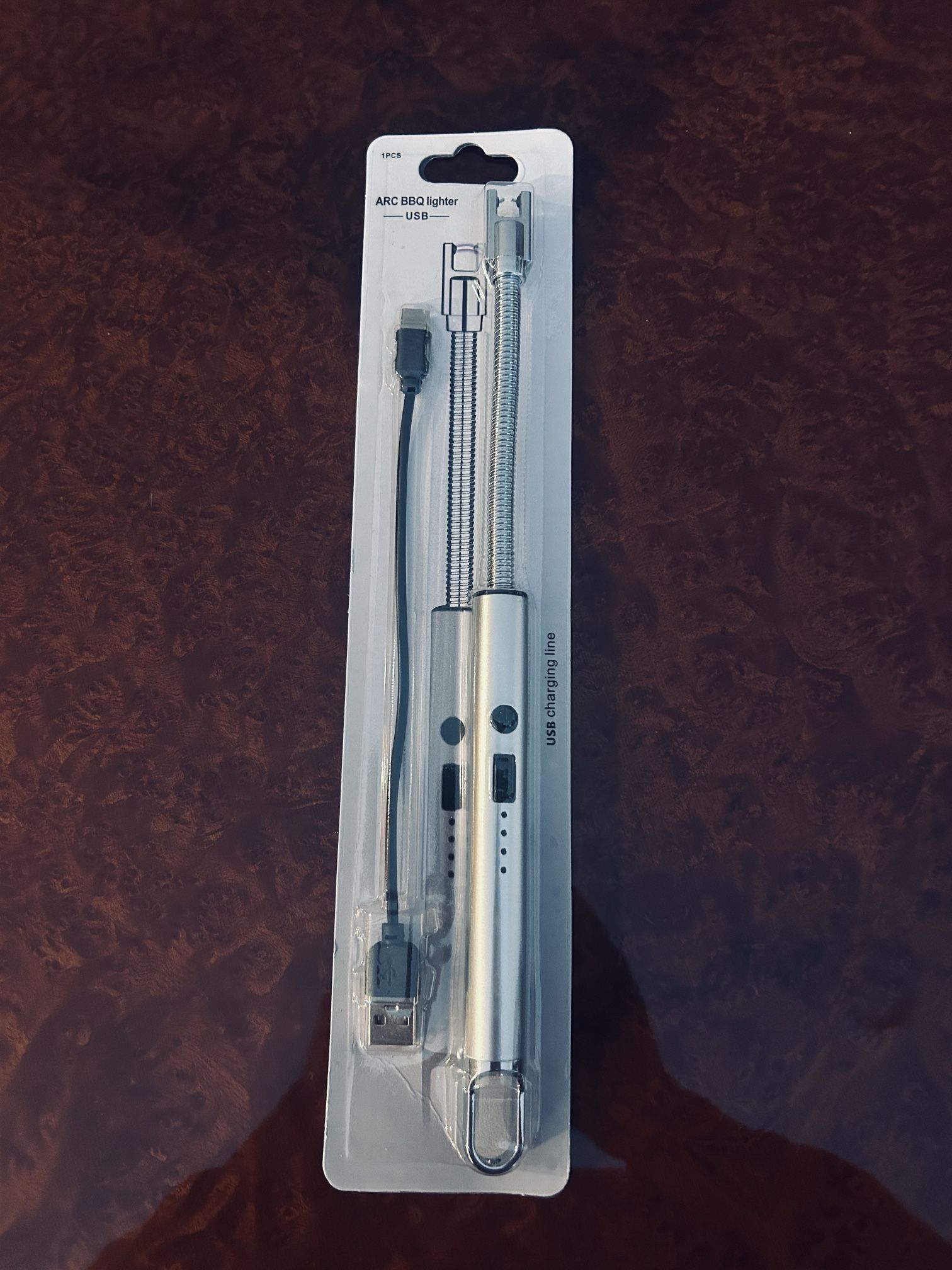 Brand NEW in seal packageUSB Rechargeable Electric Arch Lighter with LED Battery Indicator.