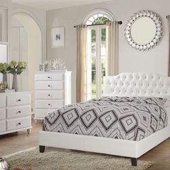 Queen Bed With Nice 10” Orthopedic Supreme Mattress Included 📍 