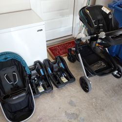Graco Modes Stroller, Carseat + Bases, and Bassinet