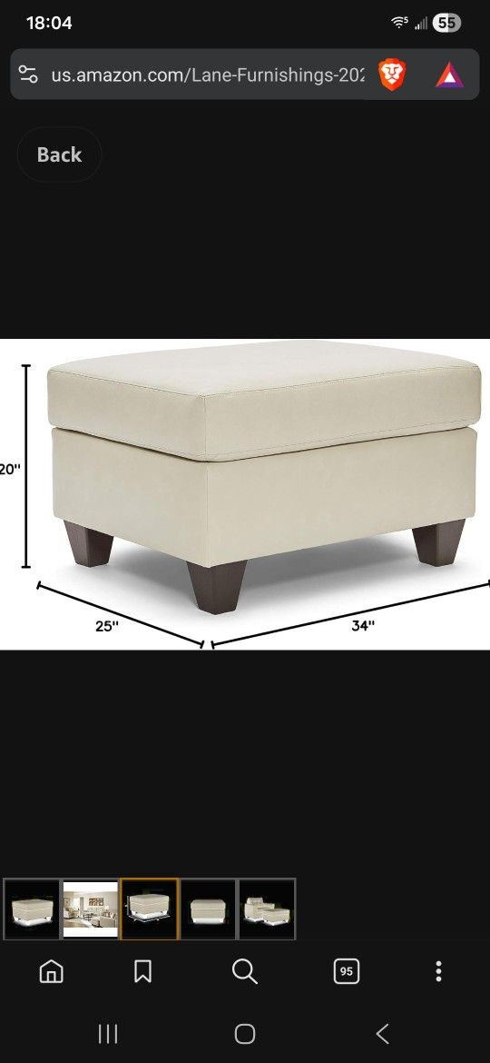 OTTOMAN *BRAND NEW/ NEVER OPENED*