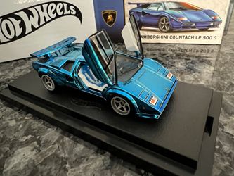 Hot Wheels RLC. Lamborghini Blue Red Line Exclusive Premium Collectors Limited Edition 