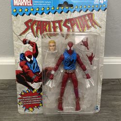Marvel Legends Scarlet Spider Retro Vintage Package ( No Trades)