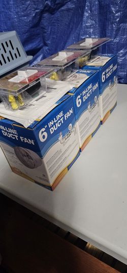 3 Inline Duct Fans & Controls