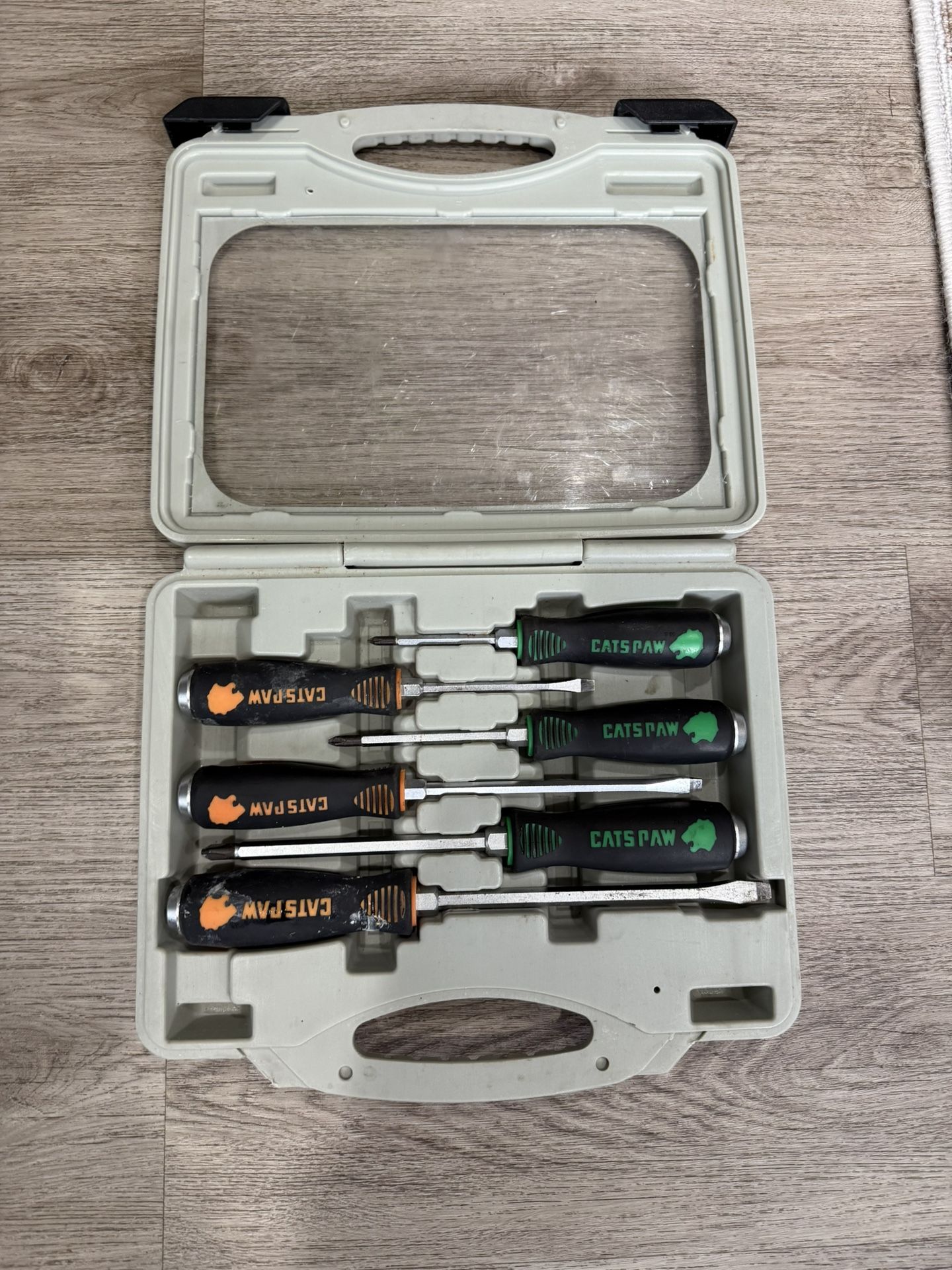 Mayhew 6pc capped end Catspaw screwdriver set
