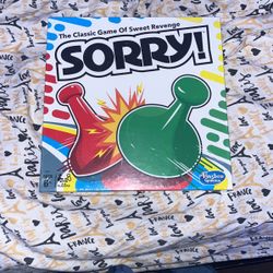 Sorry Board Gamw