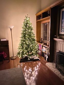 7.5 ft. Genoa Douglas Fir, Led light,  Pre-lit Tree