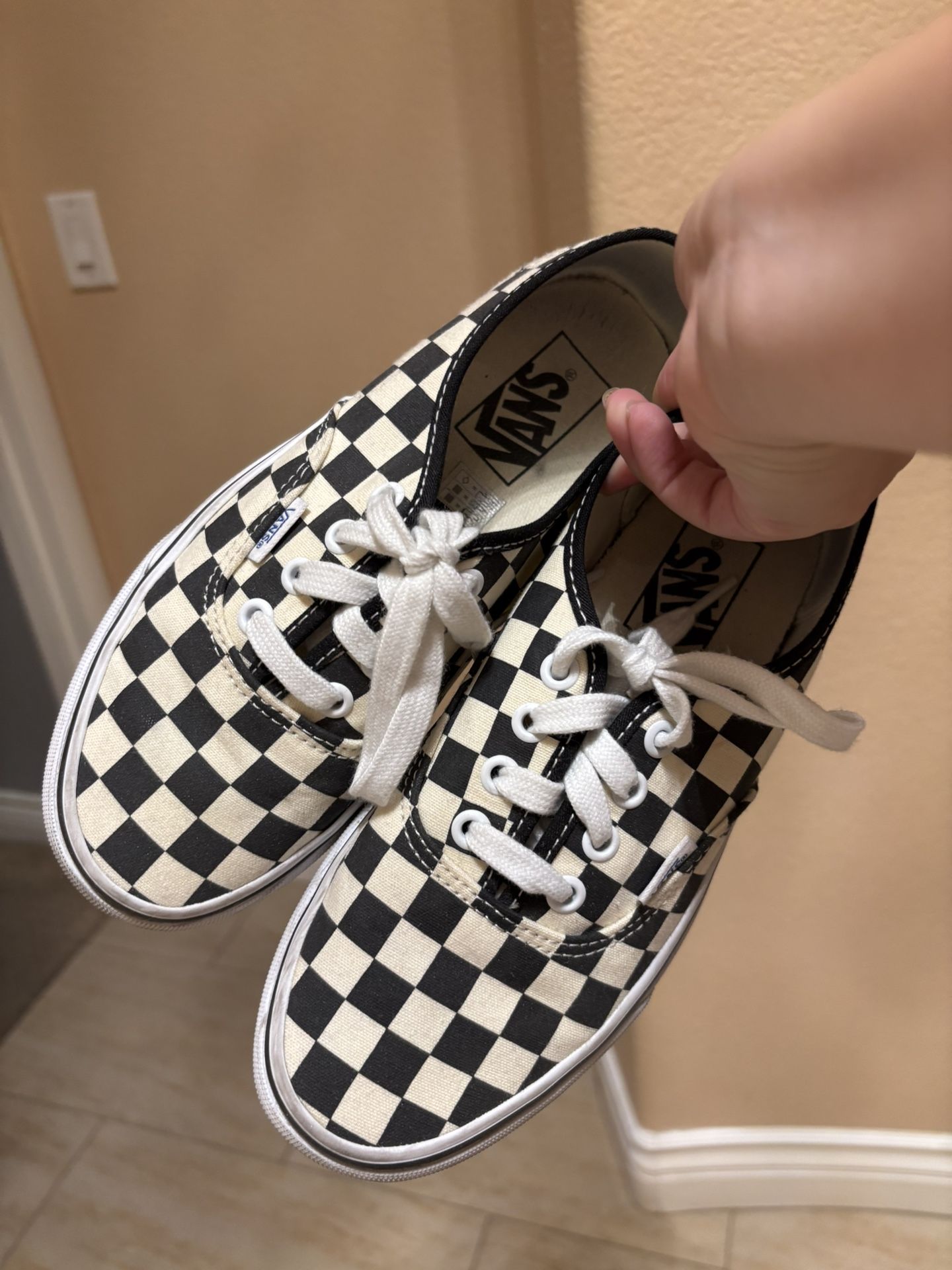 Checkered Vans