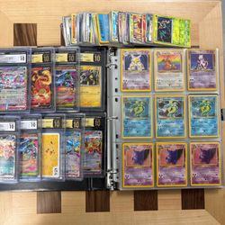 Huge Vintage Pokémon Card Collection 400+ Mix Lots Graded & Modern Cards Lp/Mp/Hp
