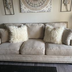 Sofa, Loveseat And End Tables
