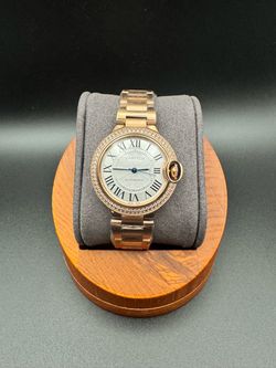 Women luxury Rose Gold Moissanite Watch