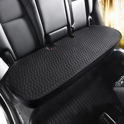 Car Seat Cover Luxury Linen Rear Seat Covers for Model Y