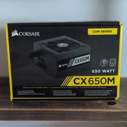 Corsair CX650M Modular ATX Power Supply 650W 80 Plus Bronze Certified