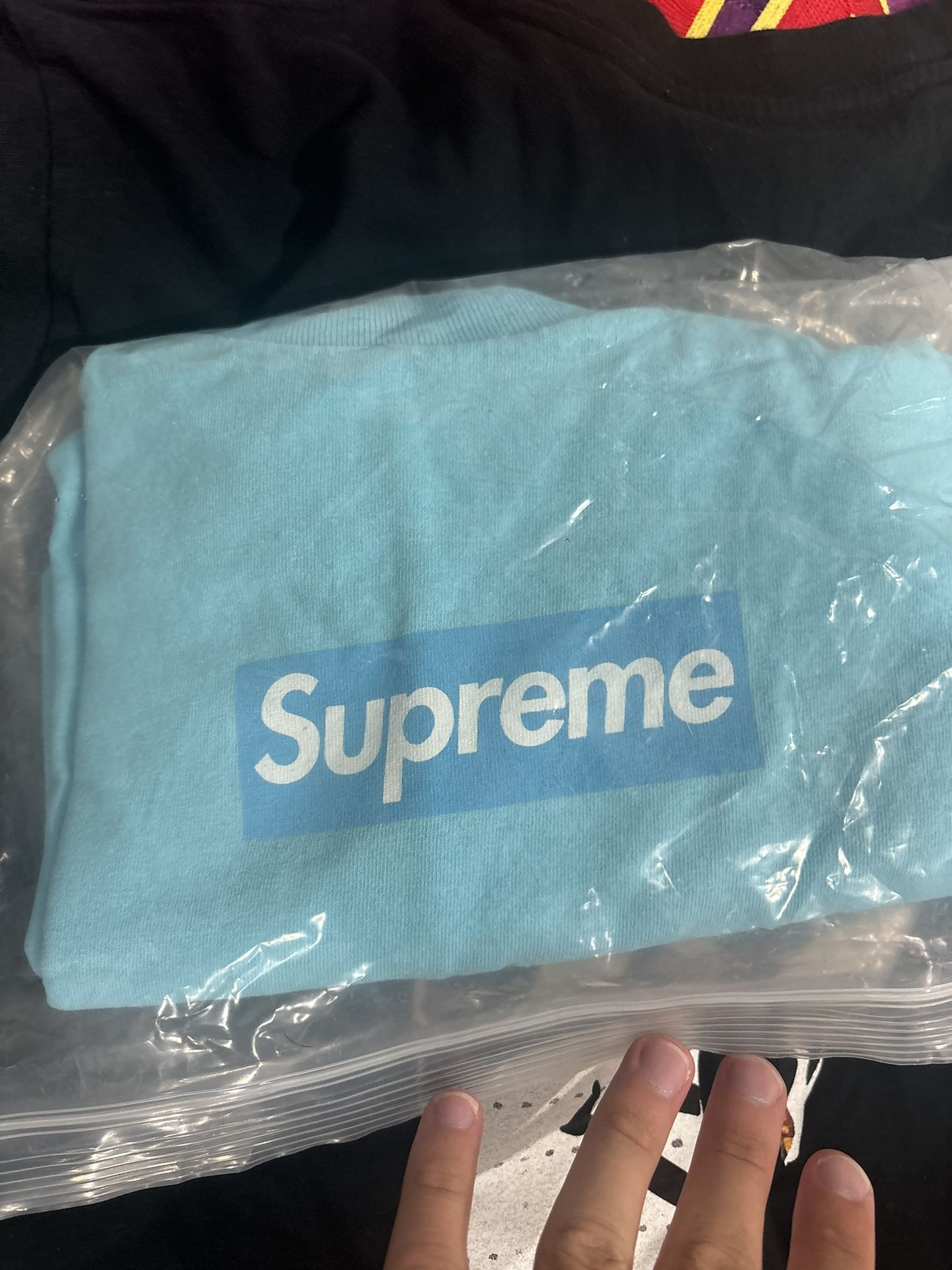 SUPREME 2001 BABY BLUE TONAL BOX LOGO