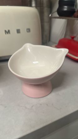 Ceramic cat bowl
