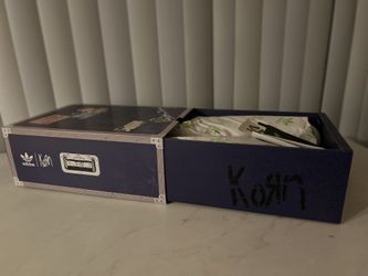 adidas gazelle silver green womens Handmade Adidas Shoe Box  BarminskiArt