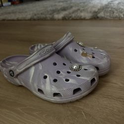 Purple crocs